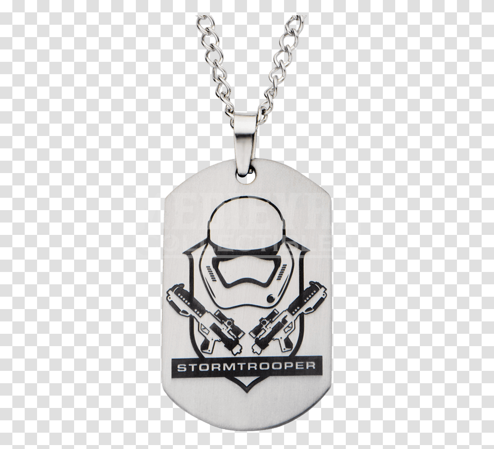 First Order Stormtrooper Crest Dog Tag Necklace Ps Znmky Star Wars, Leisure Activities, Pendant Transparent Png