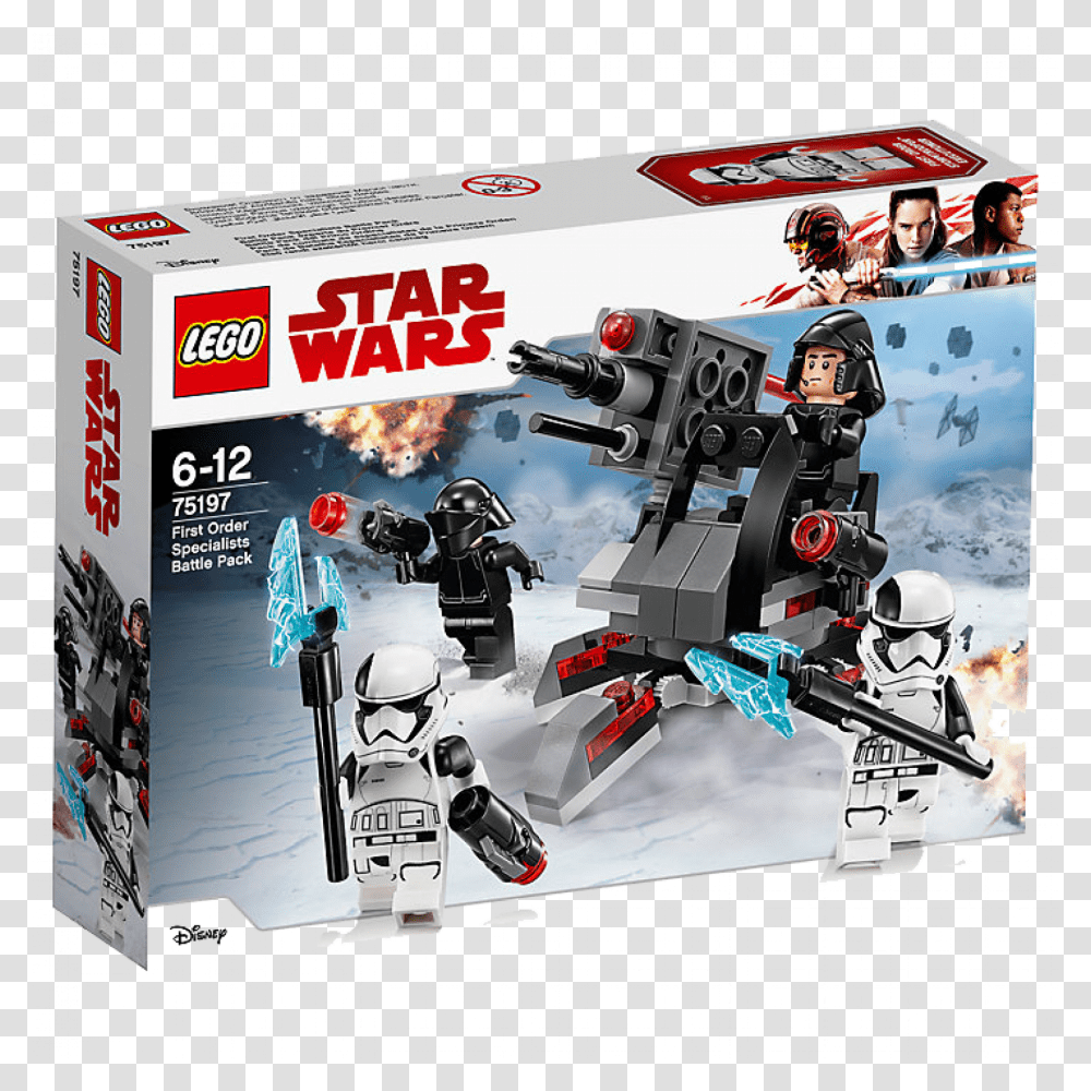 First Order Stormtrooper Lego Star Wars First Order Specialists Battle Pack, Person, Human, Robot, Toy Transparent Png