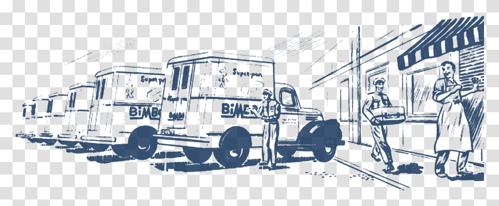 First Outside Bimbo Agency In 1949Data Anchor Target Bimbo, Vehicle, Transportation, Truck, Tow Truck Transparent Png