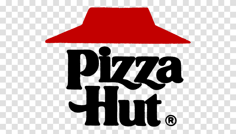 First Pizza Hut Logo, Label, Sticker Transparent Png