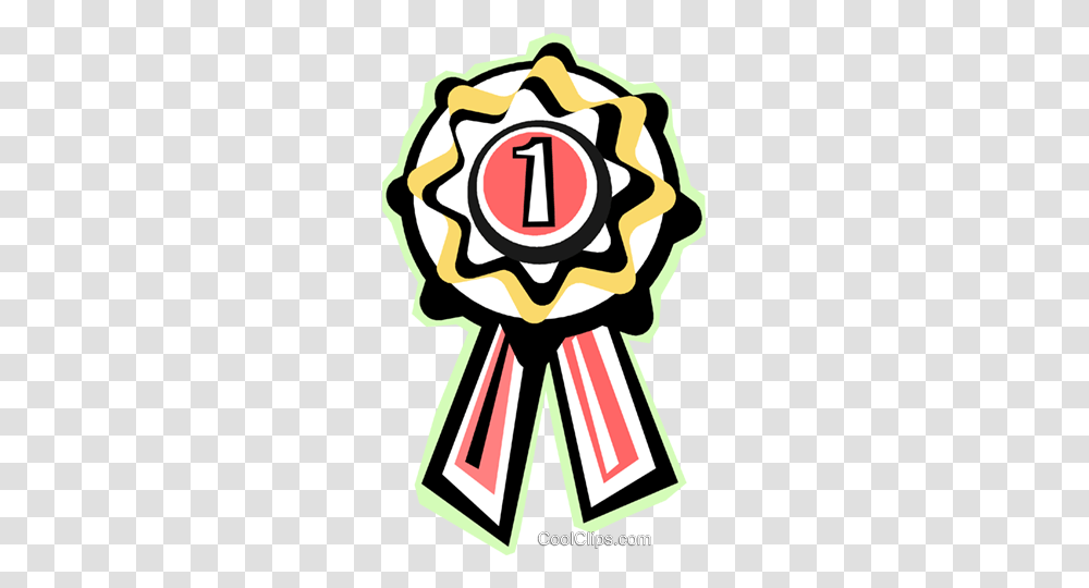 First Place Ribbon Royalty Free Vector Clip Art Illustration, Poster, Advertisement Transparent Png