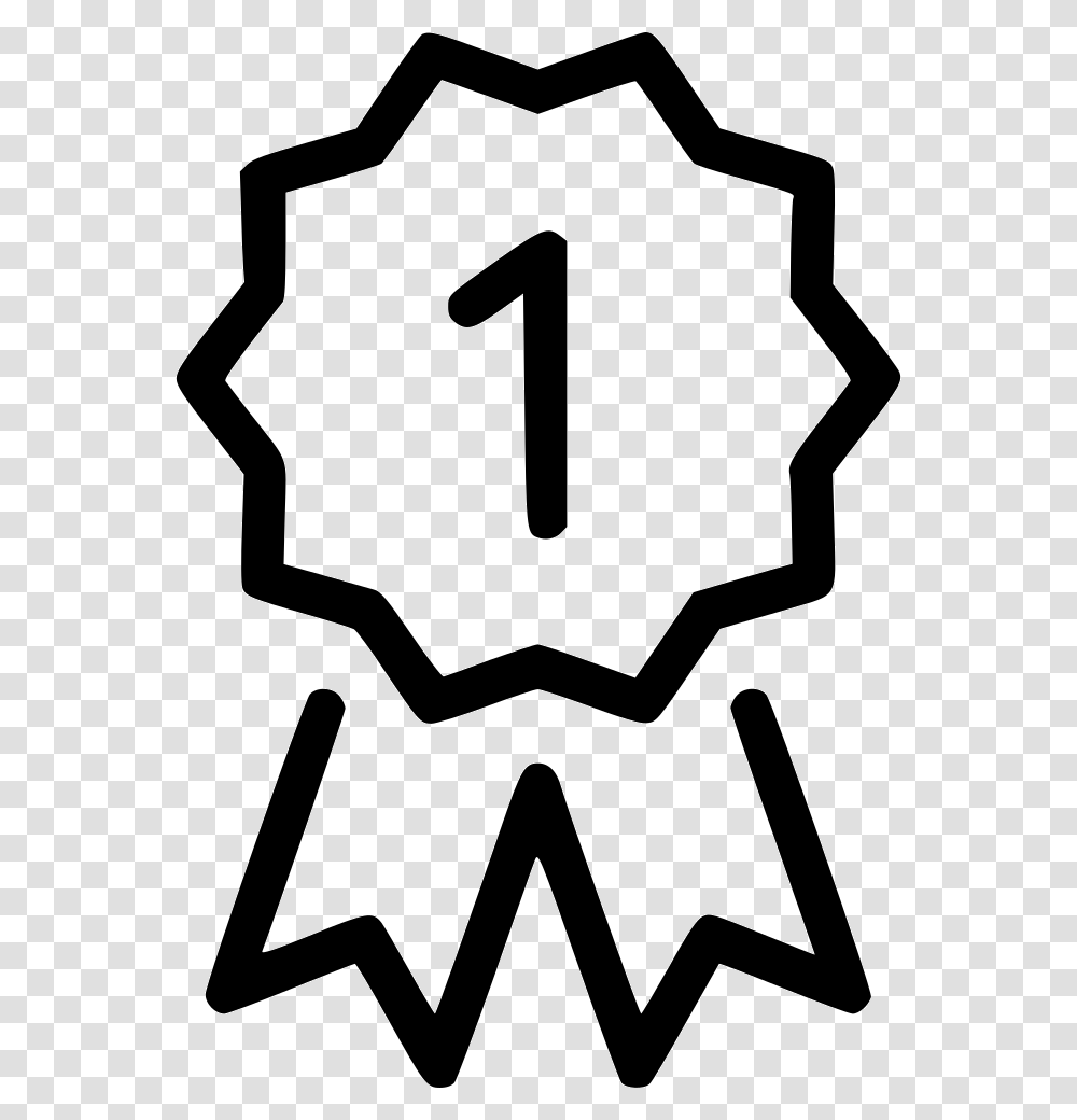 First Prize Icon Free Download, Number, Stencil Transparent Png
