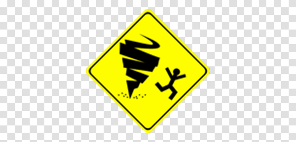 First Tornado Roblox Tornado Safety, Symbol, Road Sign Transparent Png