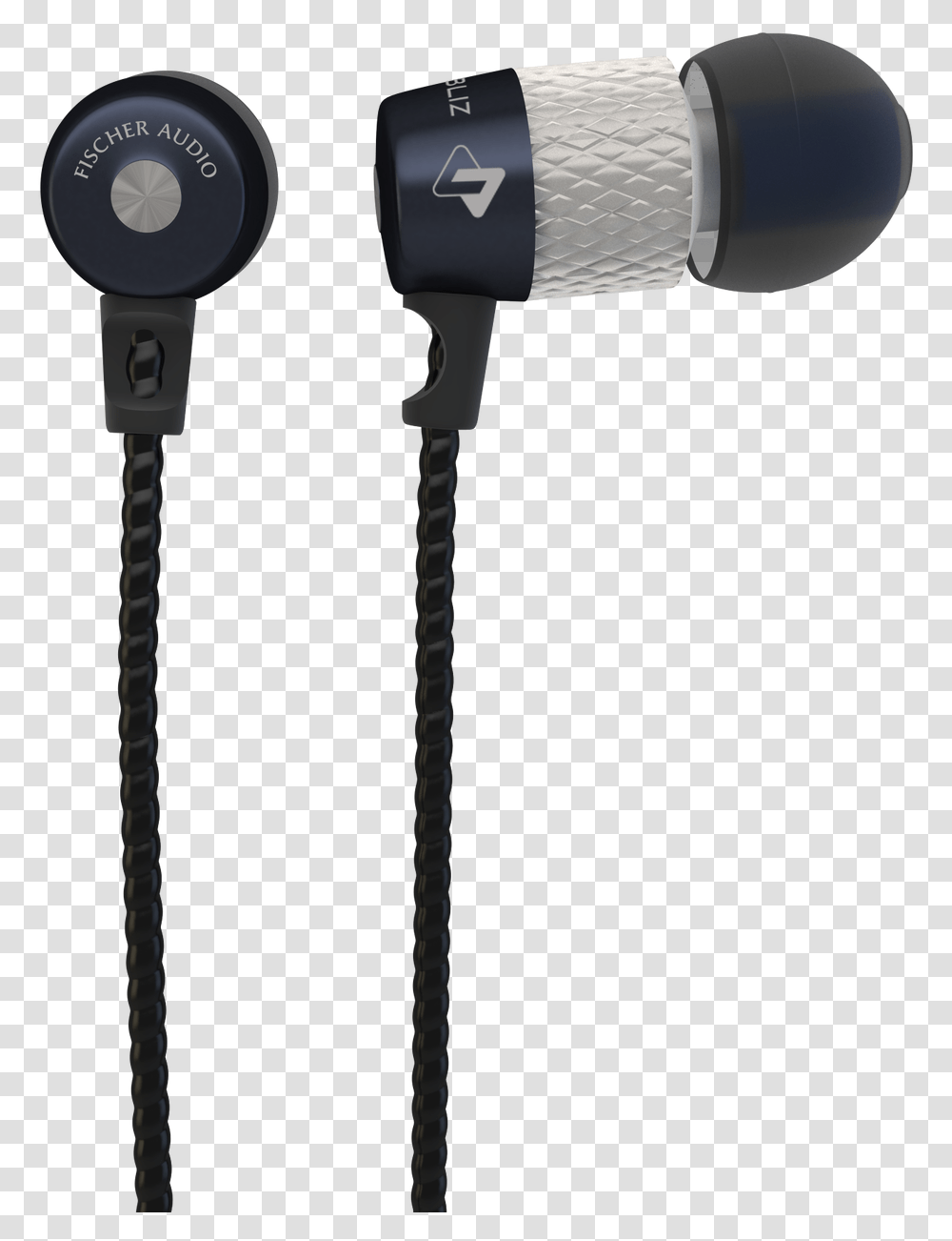 Fischer Audio Dubliz Gunmetal Blue In Ear Earphone Fischer Audio Dubliz Enhanced, Blow Dryer, Appliance, Hair Drier, Cable Transparent Png