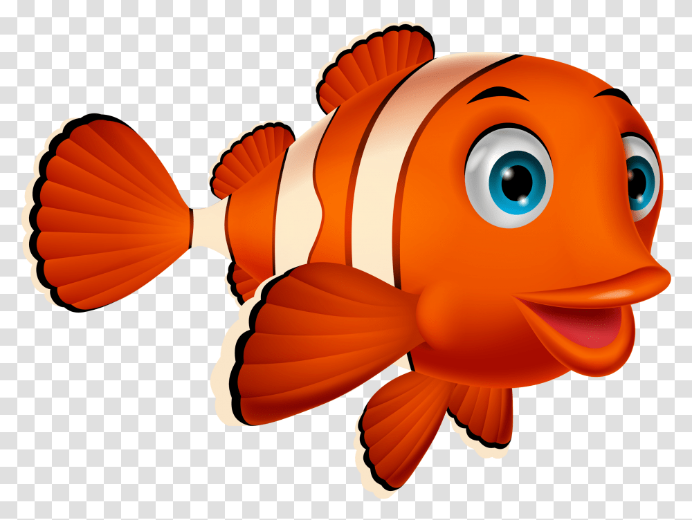 Fish And Album Clown Fish Cartoon, Goldfish, Animal, Toy Transparent Png