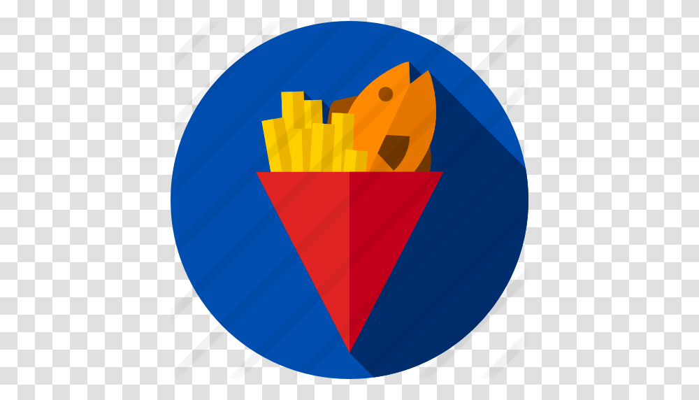 Fish And Chips, Fries, Food, Balloon, Cone Transparent Png