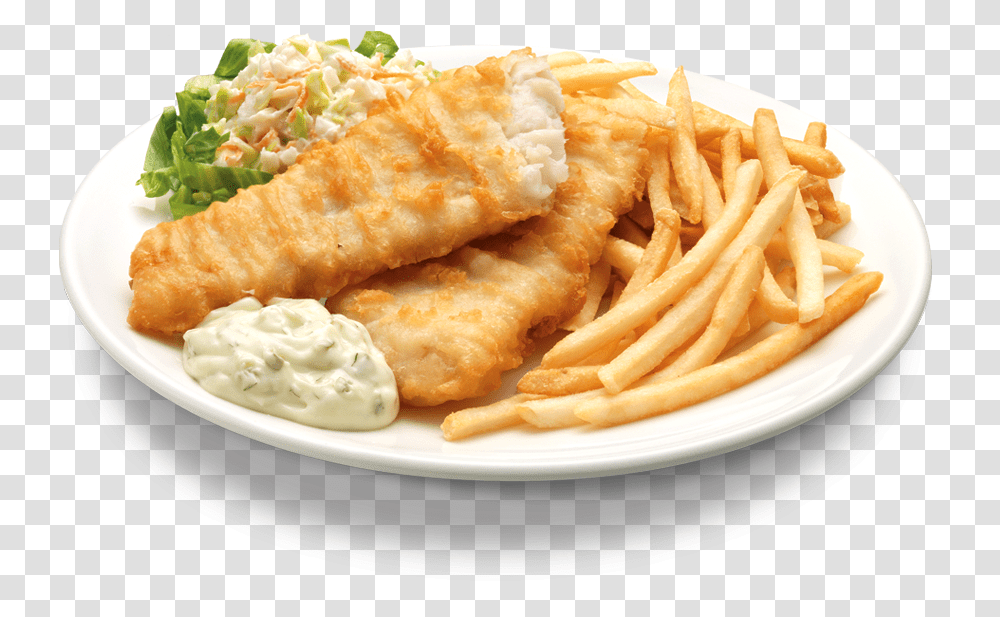 Fish And Chips, Fries, Food, Dish, Meal Transparent Png