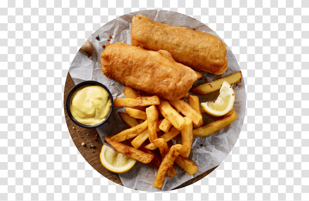 Fish And Chips, Fries, Food, Fried Chicken, Bread Transparent Png