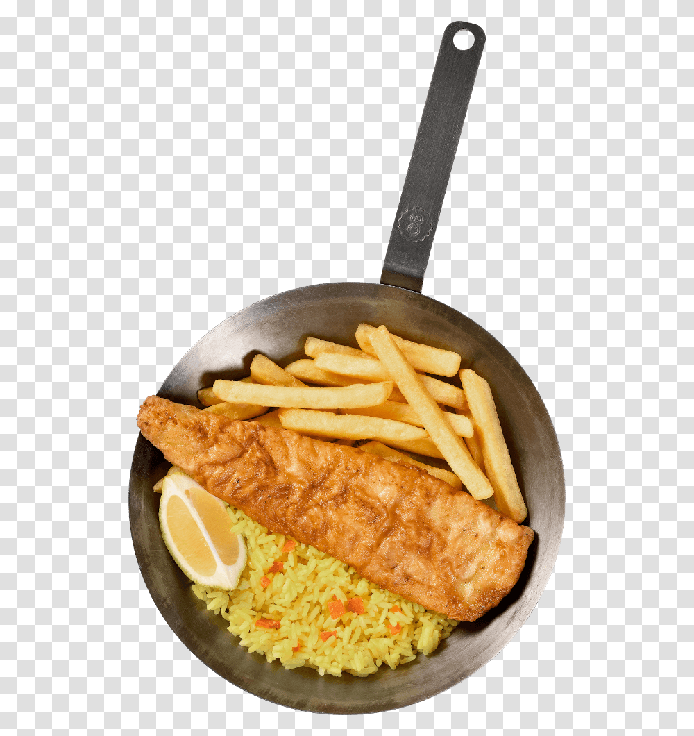 Fish And Chips, Fries, Food, Spoon, Cutlery Transparent Png