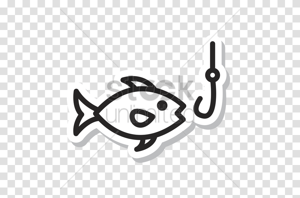 Fish And Hook Stock Vector Mission Conference Fish, Lawn Mower, Tool, Leisure Activities, Animal Transparent Png