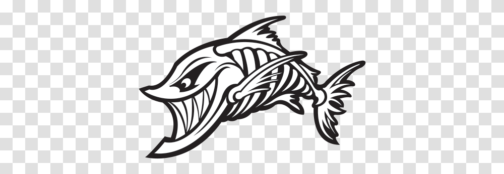 Fish Bone Drawing Skeleton Fishbone Drawing, Animal, Buckle Transparent Png