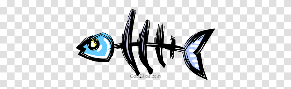 Fish Bones Royalty Free Vector Clip Art Illustration, Emblem, Barbed Wire, Arrow Transparent Png