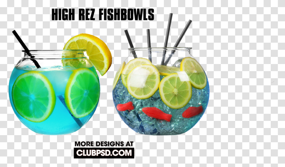 Fish Bowl, Lemonade, Beverage, Drink, Citrus Fruit Transparent Png