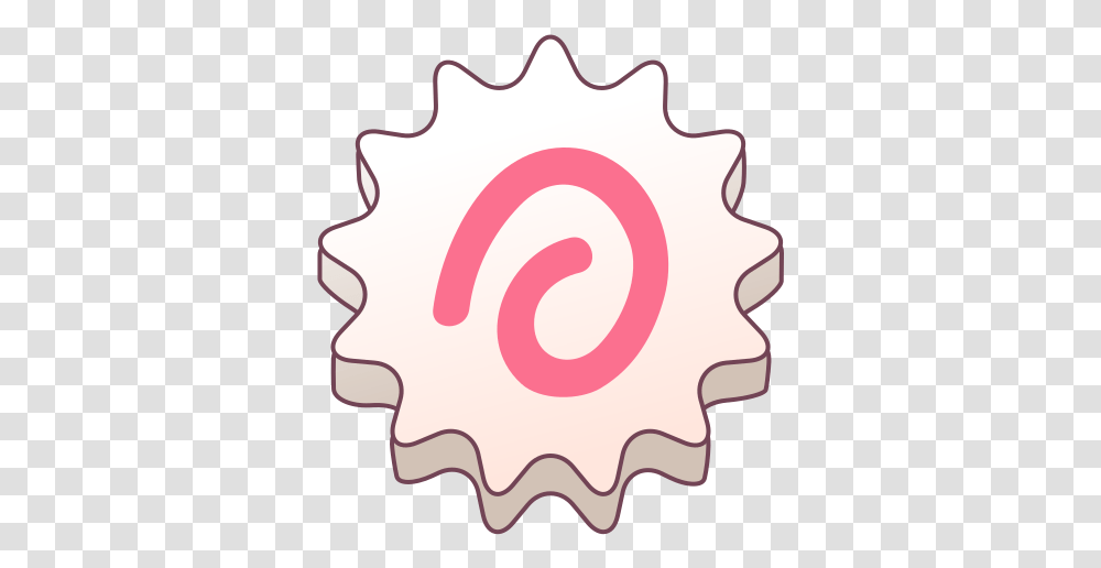 Fish Cake With Swirl Design Emoji For Facebook Email & Sms Colorfulness, Machine, Gear, Wheel, Cupcake Transparent Png