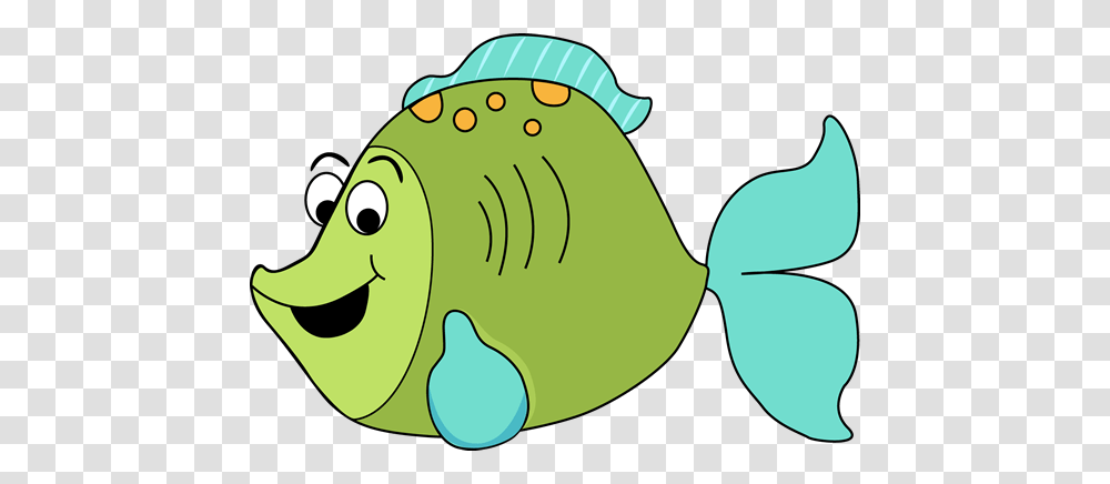 Fish Clip Art Cartoon Fish Clip Art Image Fun Green Cartoon Fish, Animal, Sea Life, Rock Beauty Transparent Png