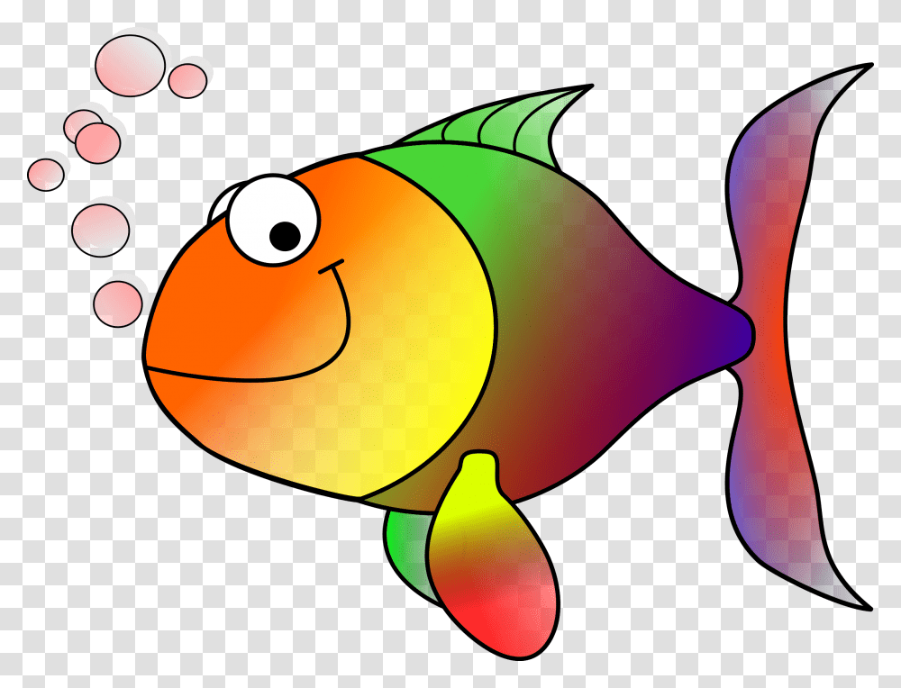 Fish Clipart Blowing Bubble, Pattern, Ornament, Fractal Transparent Png
