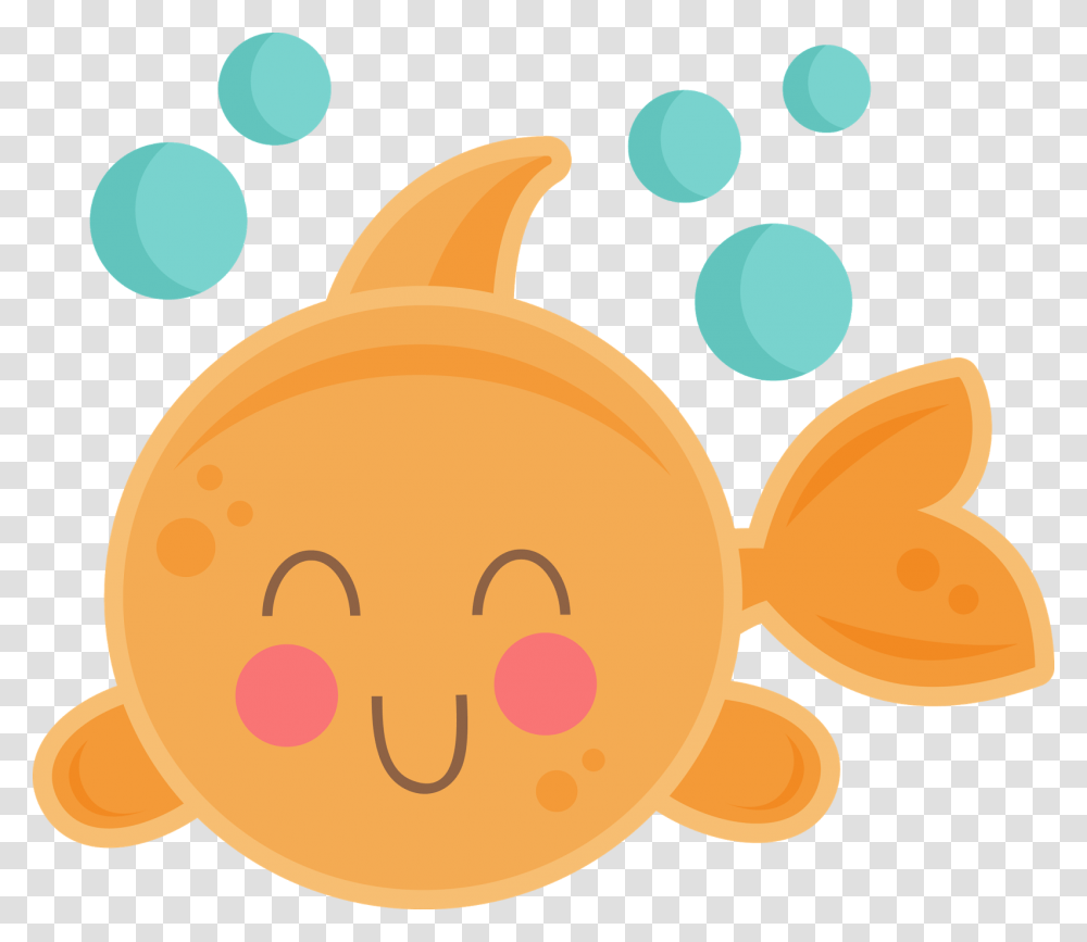 Fish Clipart Happy, Piggy Bank, Animal, Rattle, Goldfish Transparent Png