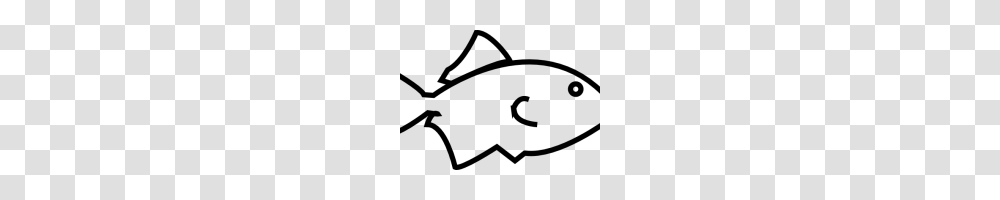 Fish Clipart Outline Fish Outline, Gray, World Of Warcraft Transparent Png