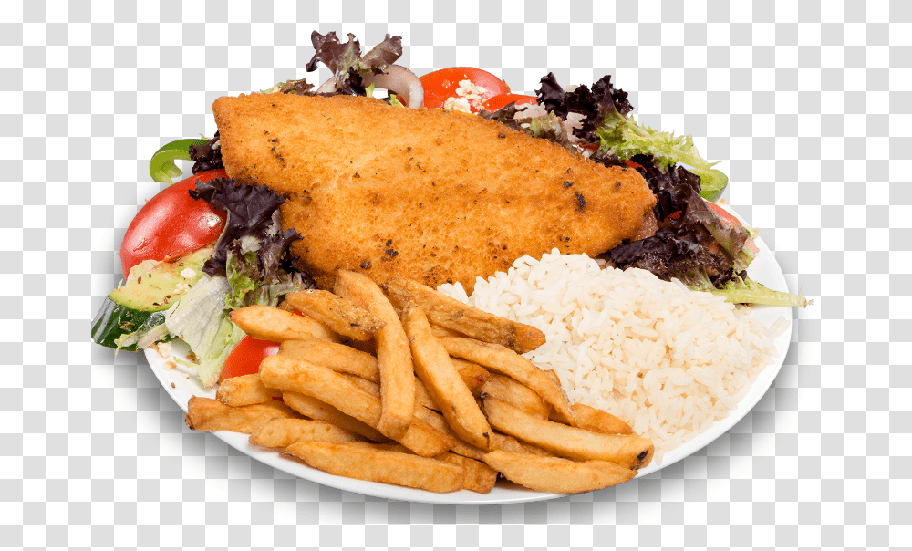 Fish Dinner Fish And Chips, Meal, Food, Dish, Fries Transparent Png