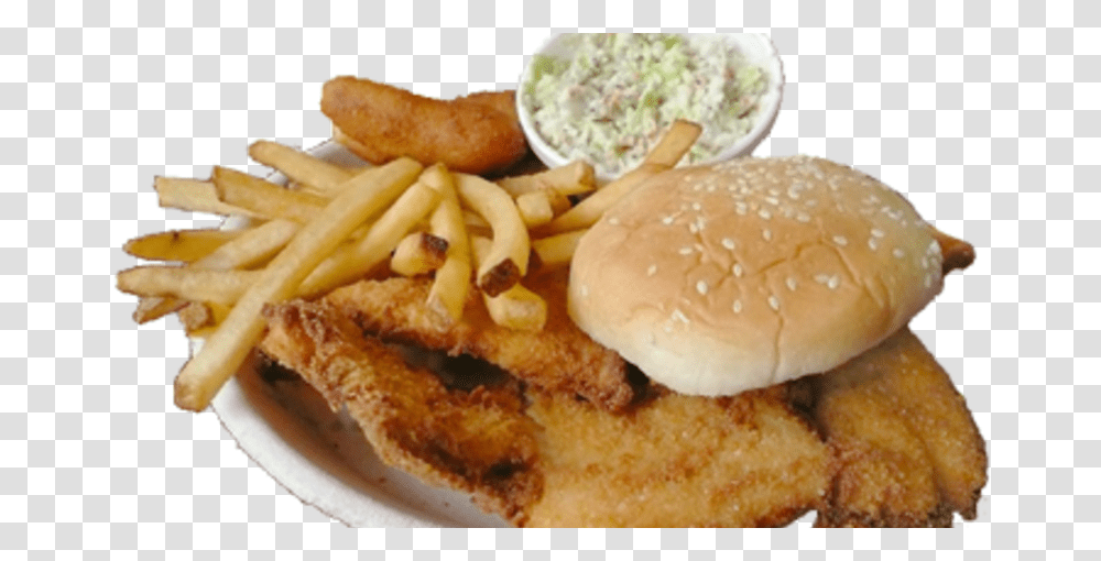 Fish Fry, Fries, Food, Burger Transparent Png