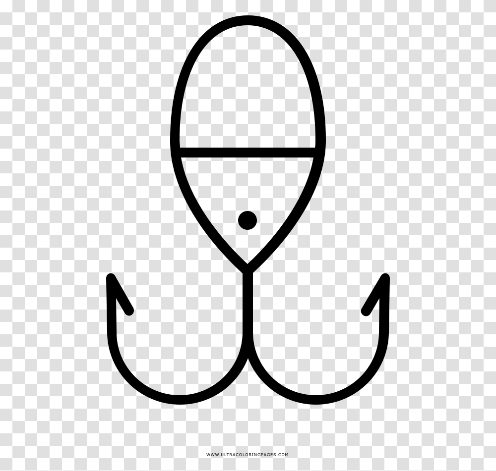 Fish Hook Coloring, Gray, World Of Warcraft Transparent Png