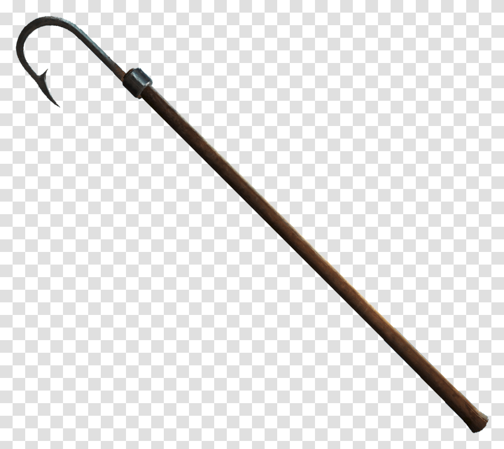 Fish Hook Hook On A Pole, Weapon, Weaponry, Spear, Stick Transparent Png