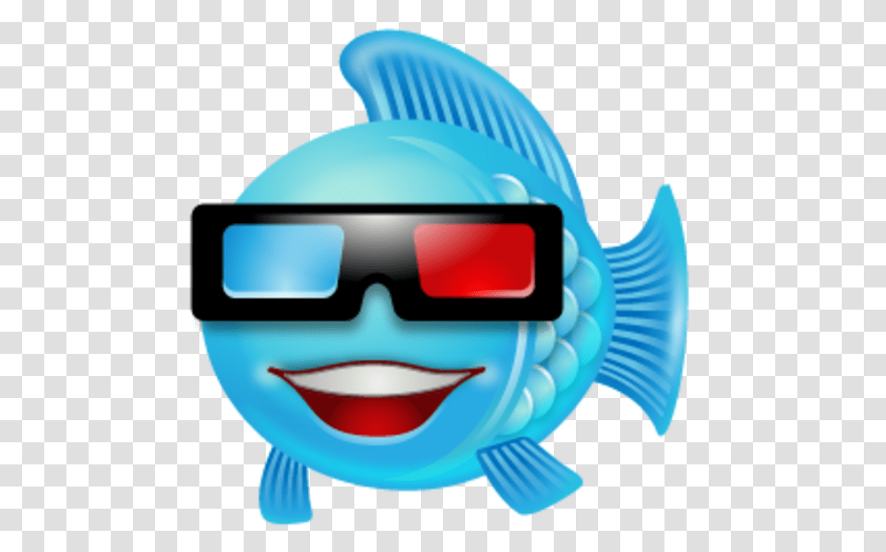 Fish Icon Free Images At Clker Com Clipart Download Fish With 3d Glasses, Water, Outdoors, Helmet Transparent Png