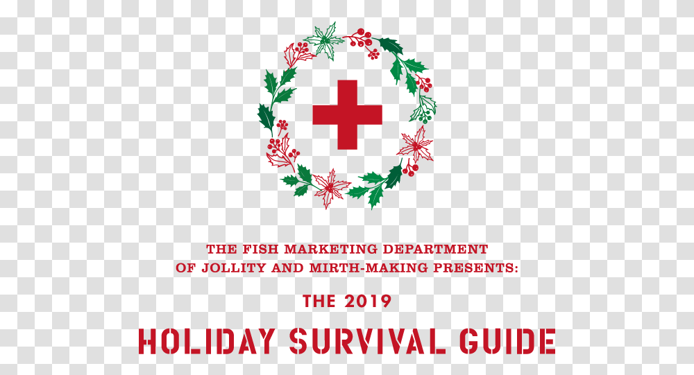 Fish Marketing Holiday Survival Guide Cross, Logo, Trademark, First Aid Transparent Png