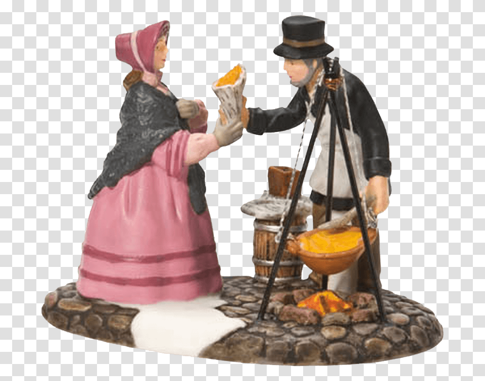 Fish N Chips To Go Figurine, Person, Human, Wedding Cake, Dessert Transparent Png