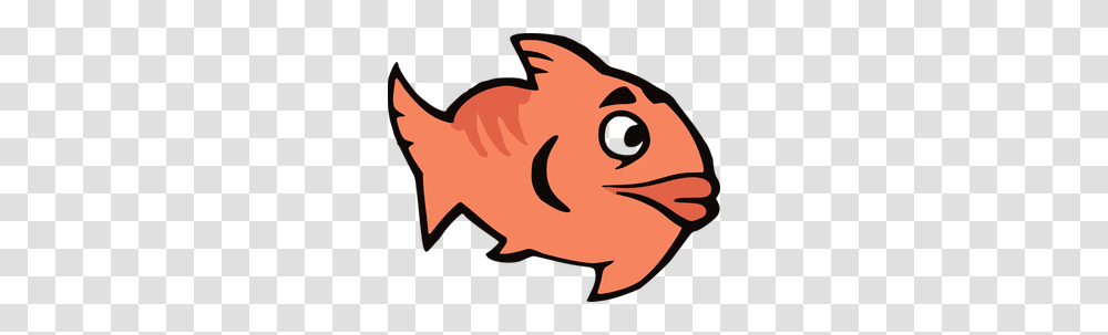 Fish Outline Clip Art Free, Animal, Hand, Goldfish, Pig Transparent Png