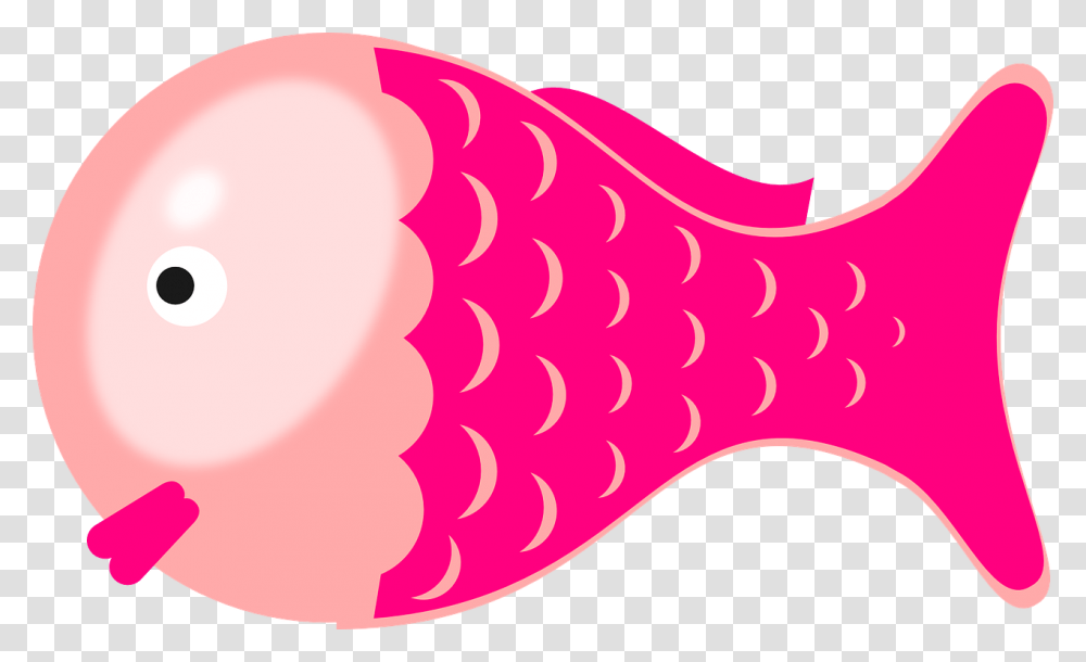 Fish Pink Clipart, Label, Logo Transparent Png