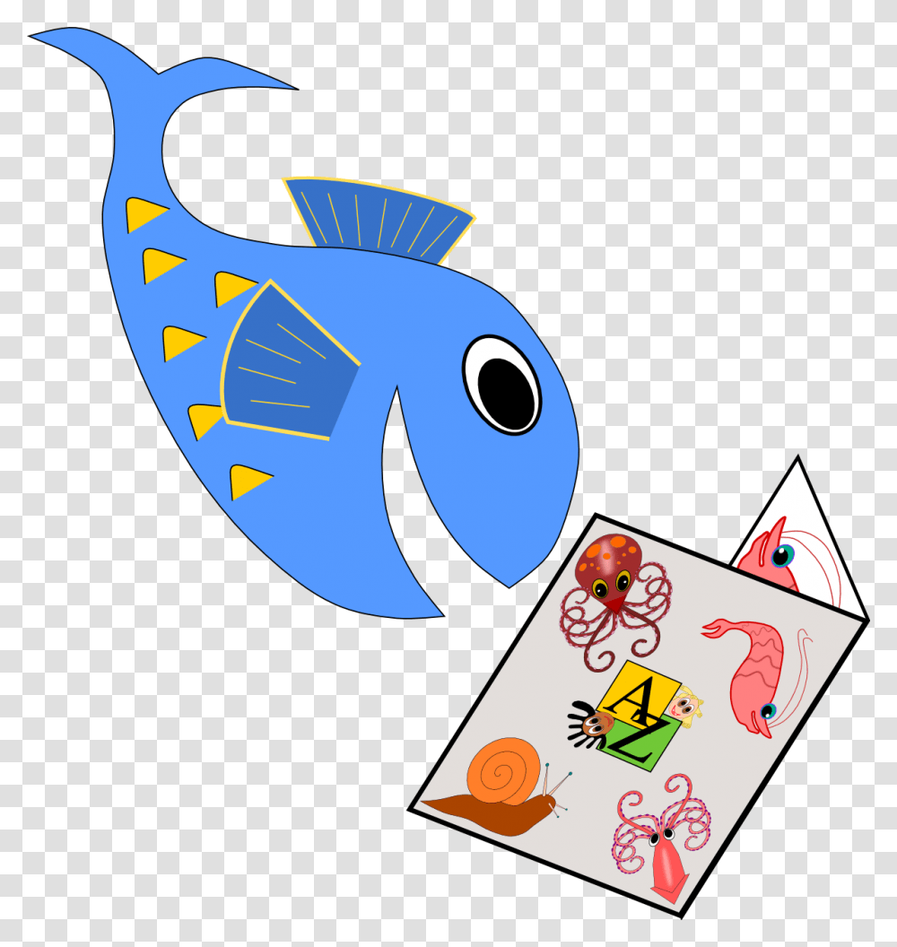 Fish Reading A Book Clipart Clip Art Free Library Aardvark Fish Reading Clipart, Animal, Advertisement, Poster Transparent Png