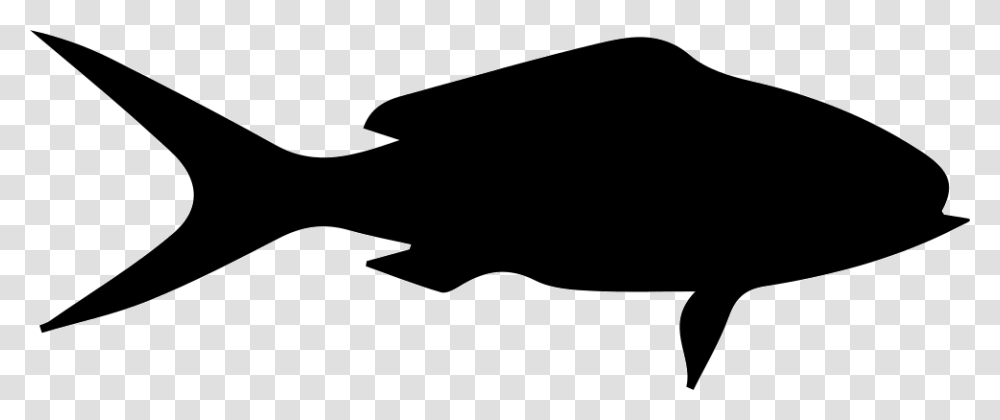 Fish Shape Of Queen Snapper Shape Of A Fish, Axe, Tool, Silhouette, Stencil Transparent Png