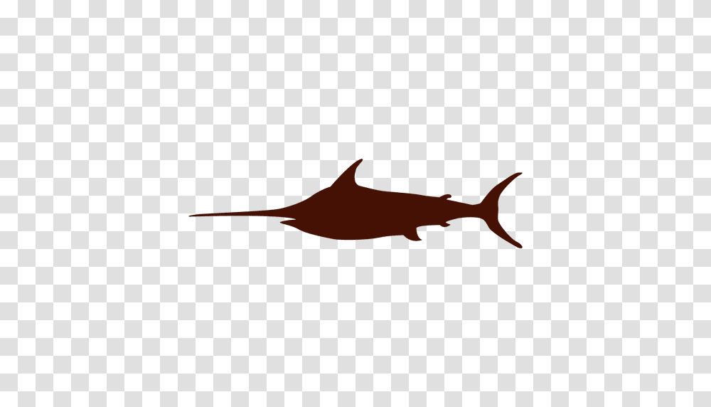 Fish Swordfish Silhouette, Sea Life, Animal, Mammal, Bird Transparent Png