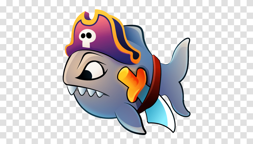 Fish Vs Pirates Appstore For Android, Animal, Label Transparent Png