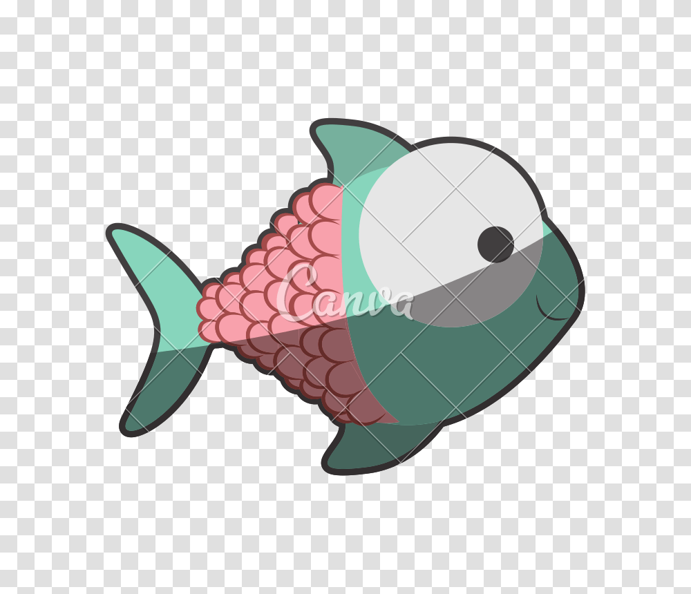 Fish With Big Eye And Scales, Animal, Plant, Sea Life Transparent Png