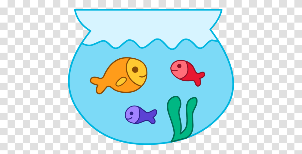 Fishbowl Clipart Cute Pet Fishes In Bowl, Animal, Goldfish Transparent Png