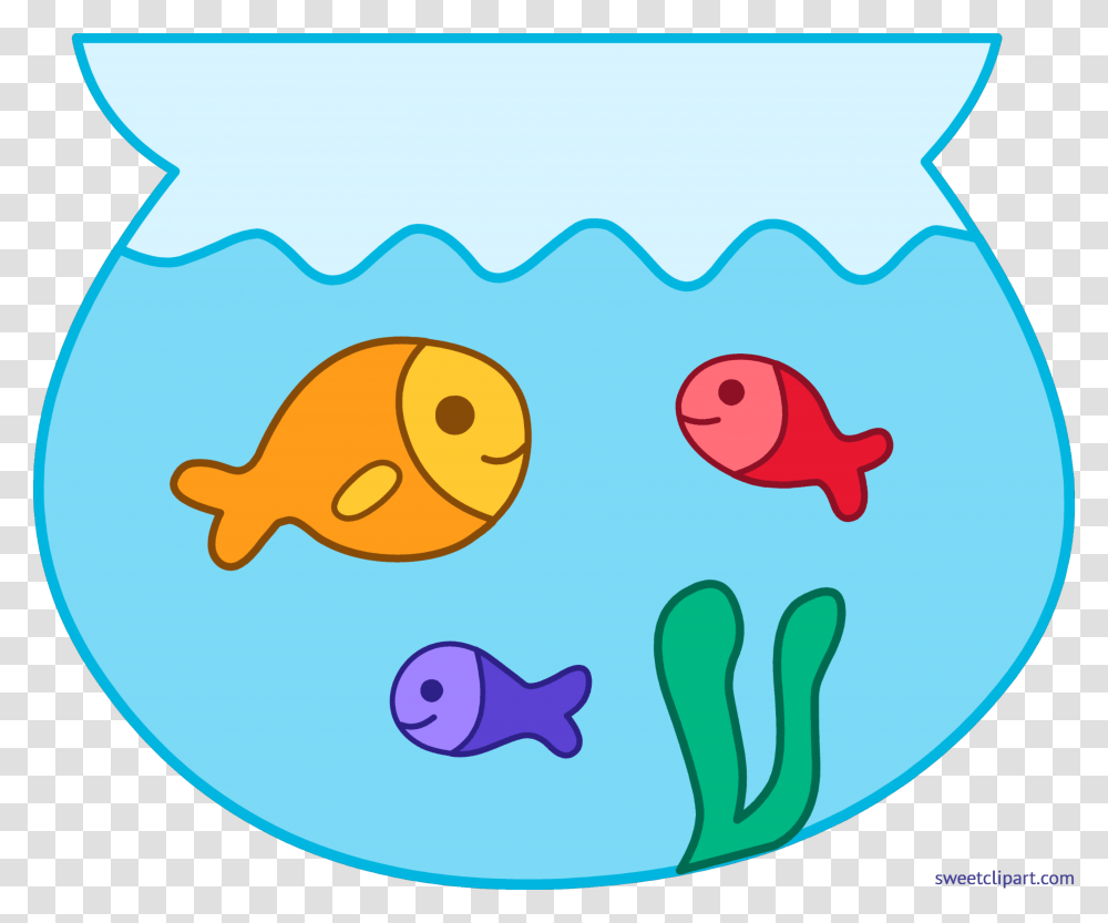 Fishbowl Fishes Cute Clip Art, Animal Transparent Png