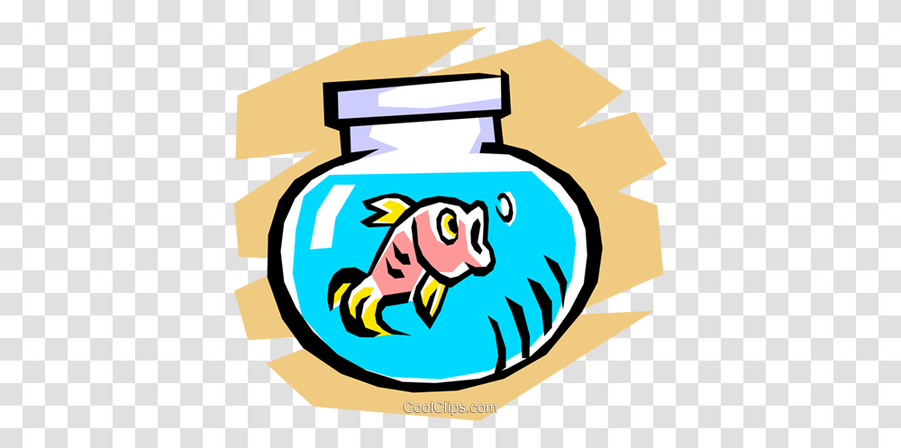 Fishbowl Royalty Free Vector Clip Art Illustration, Jar, Animal Transparent Png