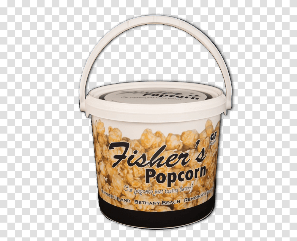 Fisher S Popcorn Walnut, Bucket, Milk, Beverage, Drink Transparent Png