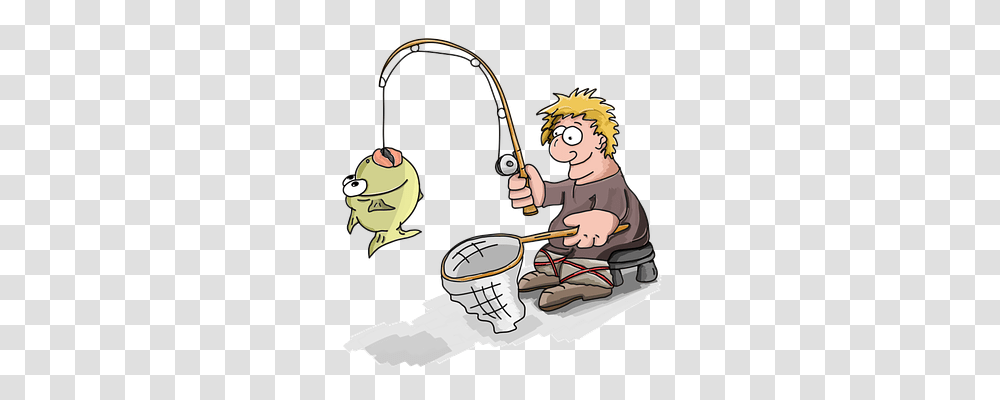 Fisherman Person, Water, Outdoors, Fishing Transparent Png