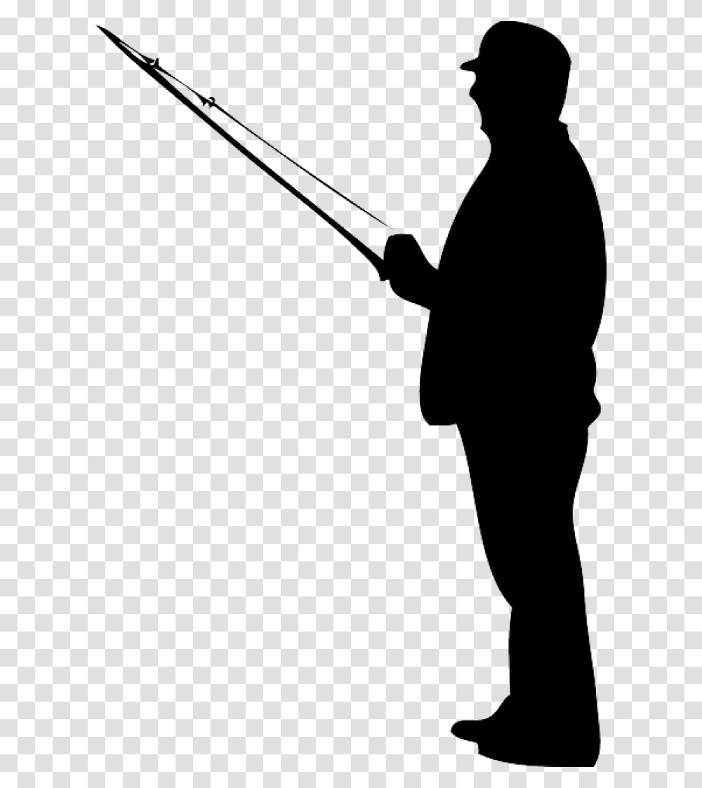 Fisherman Silhouette Teacher Clipart House Clipart Online Download, Person, People, Bow, Ninja Transparent Png