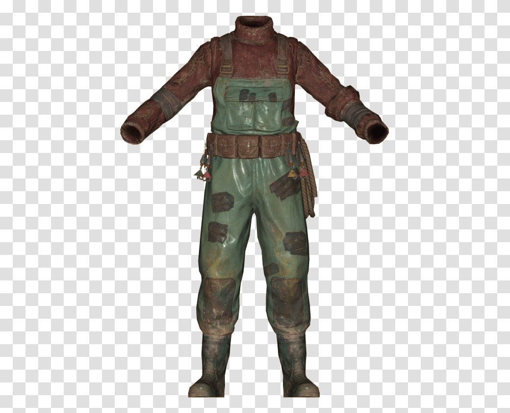 Fishermans Overalls Fisherman Overalls Fallout, Costume, Person, Pants Transparent Png