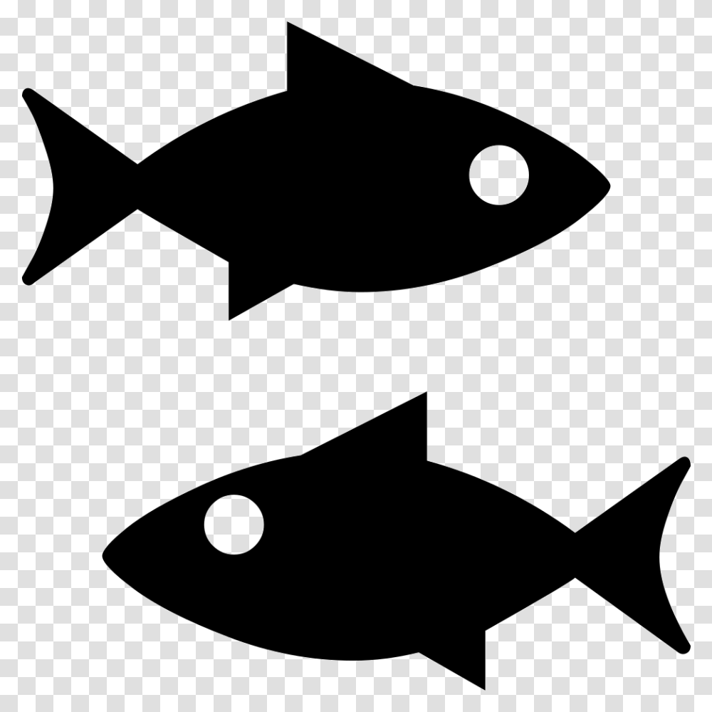 Fishes Silhouette Icono De Peces, Axe, Tool, Stencil, Animal Transparent Png
