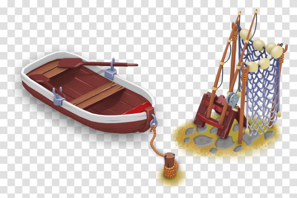 Fishing Boat Repaired Plywood, Vehicle, Transportation, Watercraft, Vessel Transparent Png