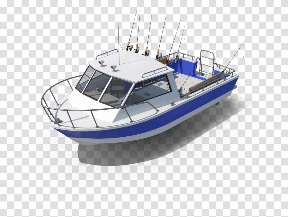 Fishing Boat, Vehicle, Transportation, Watercraft, Vessel Transparent Png