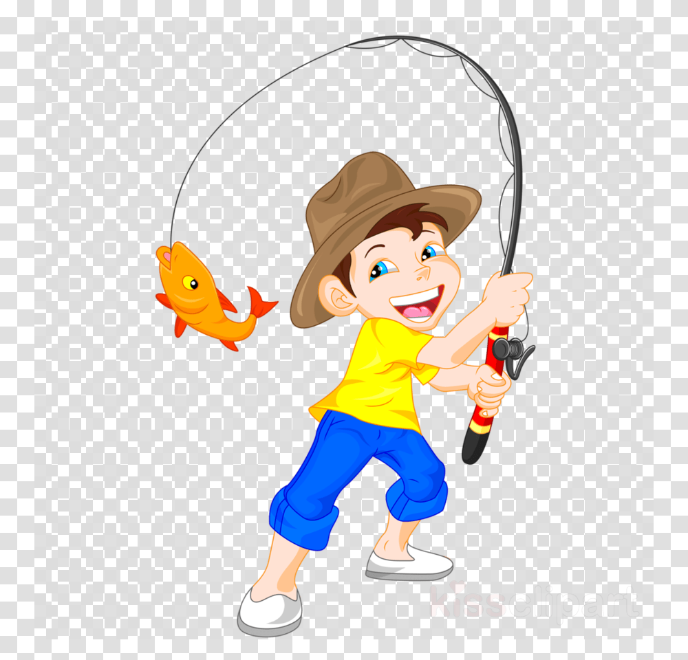 Fishing Clipart, Person, Hat, Sun Hat Transparent Png