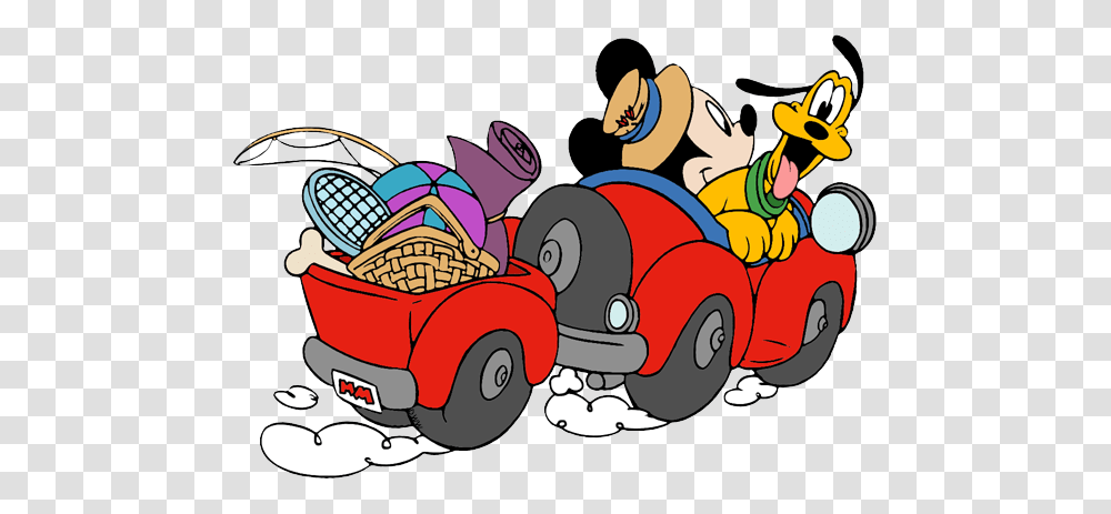 Fishing Clipart Mickey Mouse, Vehicle, Transportation, Car Transparent Png