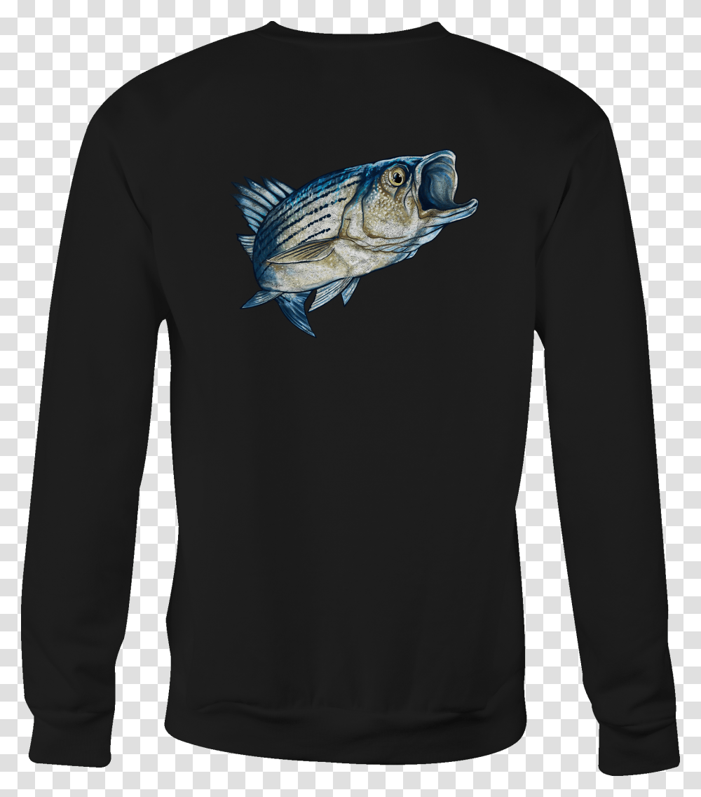 Fishing Crewneck Sweatshirt Bass Fish Shirt For Men Bass, Sleeve, Apparel, Long Sleeve Transparent Png