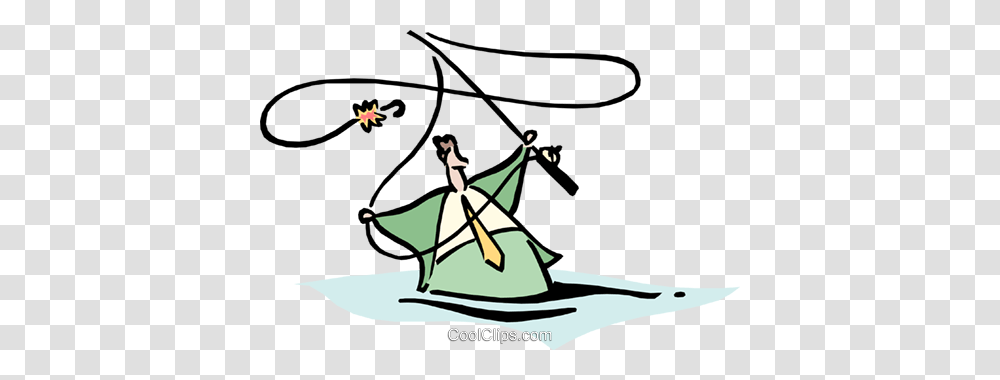 Fishing For Ideas Royalty Free Vector Clip Art Illustration, Spider, Invertebrate, Animal, Arachnid Transparent Png